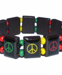 Bracelet Bois Noir Peace & Love