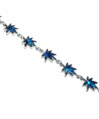 Bracelet Feuille Bleu