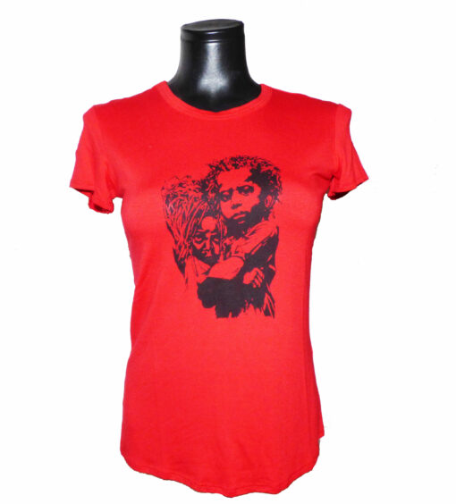 T-shirt Baby Rasta Rouge