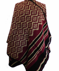 Poncho Bordeaux