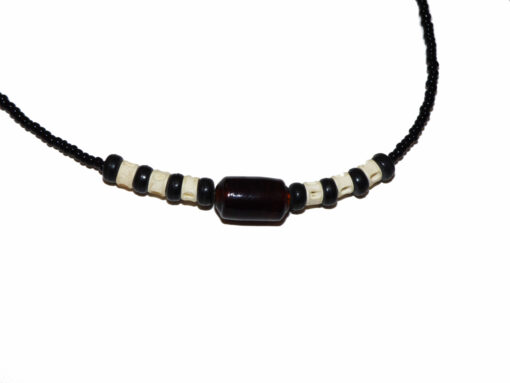 Collier Perle Pendentif Résine – Image 2