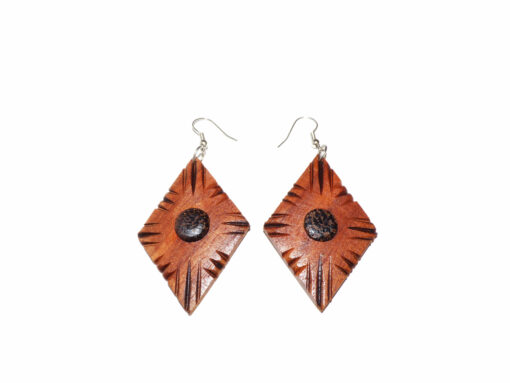 Boucles d'Oreilles Bois