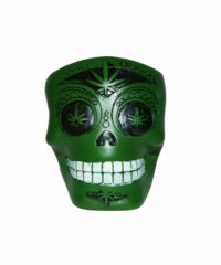 Cendrier Tête de Mort Mexicaine Verte