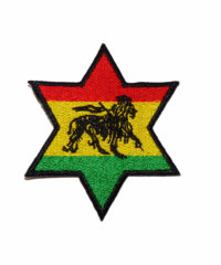 Ecusson Etoile Rasta Lion