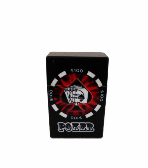 Boite à Cigarettes Noire Poker