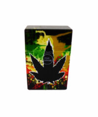 Boite à Cigarettes Feuille Noire