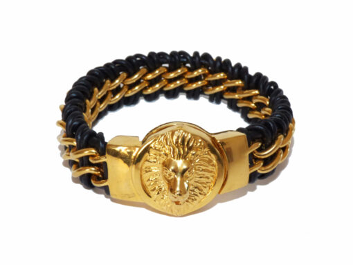 Bracelet Lion Doré