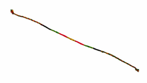 Bracelet Brésilien Rasta tressé