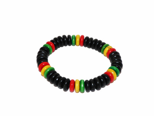 Bracelet Bois Noir Rasta