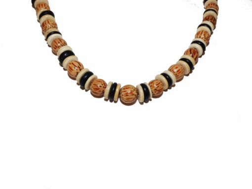 Collier Perles de Bois – Image 2