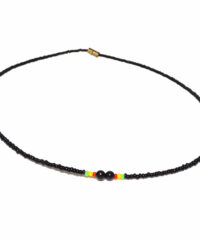 Collier Perles Rasta Fin