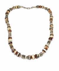 Collier Pierre Marron