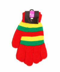 Gants Rasta Rouge