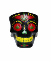 Cendrier Tête de Mort Mexicaine Noir