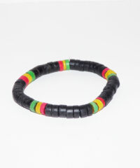 Bracelet Bois Noir Rasta