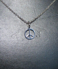 Chaîne et Pendentif Peace & Love