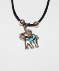 Pendentif Elephant Bleu