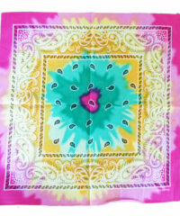 Bandana Rose Vert