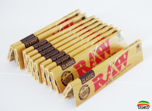 Lot de 10 paquets de feuilles RAW