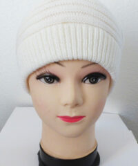 Bonnet Blanc cassée