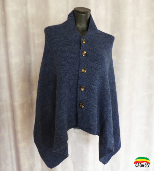 Poncho Bleu Marine