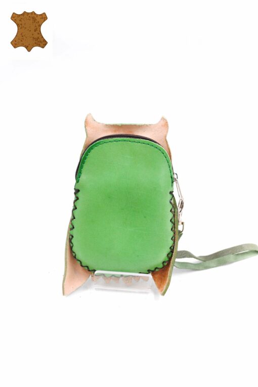 Porte Monnaie Cuir Hibou – Image 2