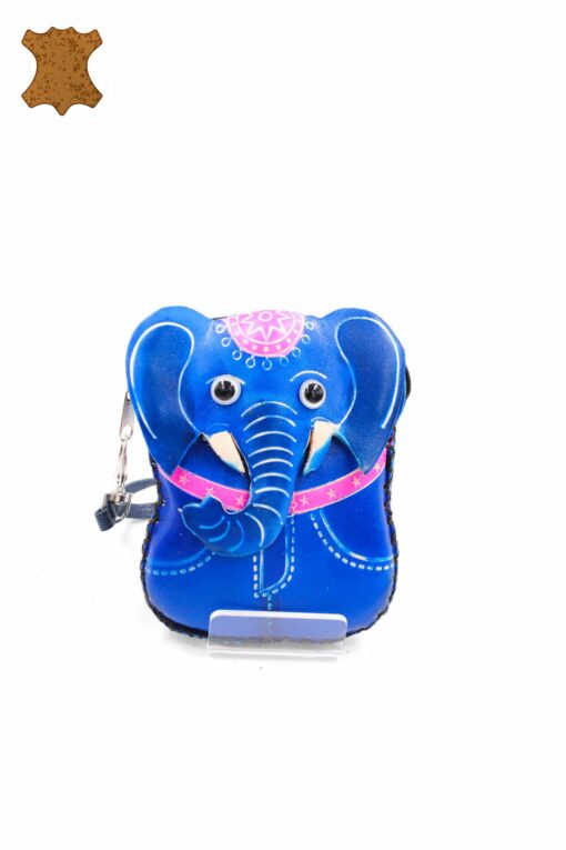 Porte Monnaie Cuir Elephant