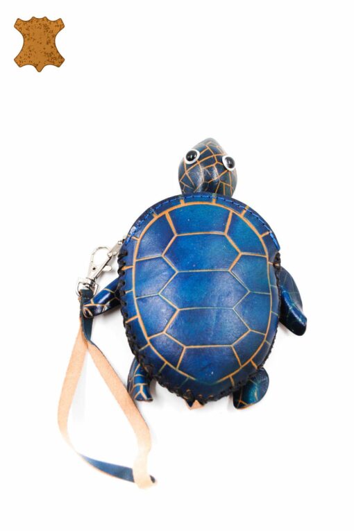 Porte Monnaie Cuir Tortue