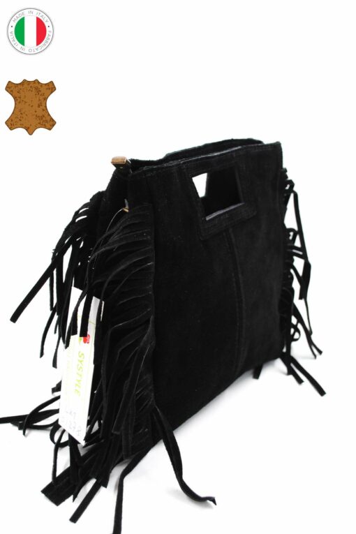 Sac en Daim avec frange – Image 2