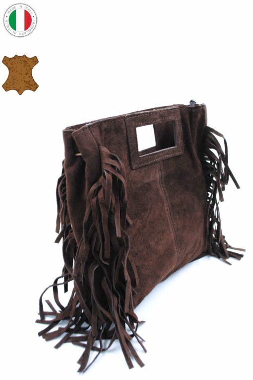 Sac en Daim avec frange – Image 2