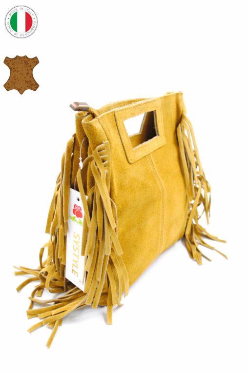 Sac en Daim avec frange – Image 2