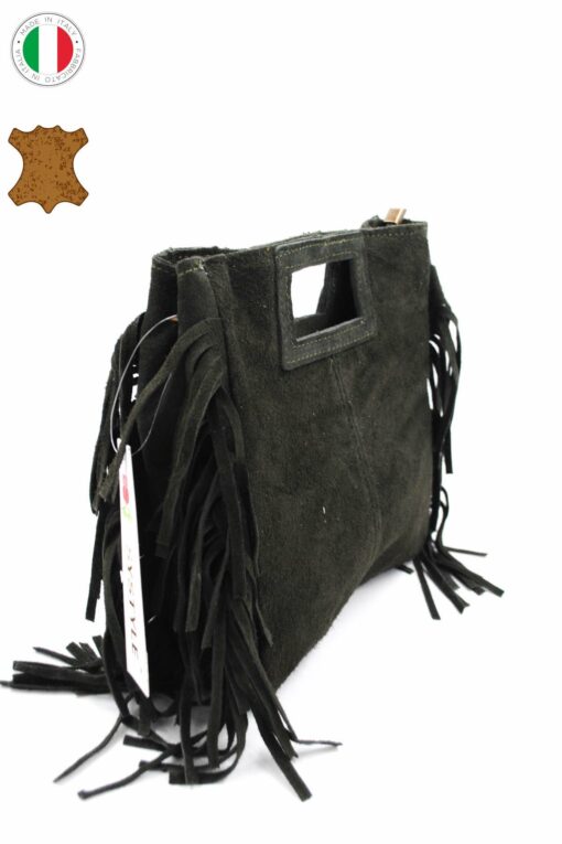 Sac en Daim avec frange – Image 2