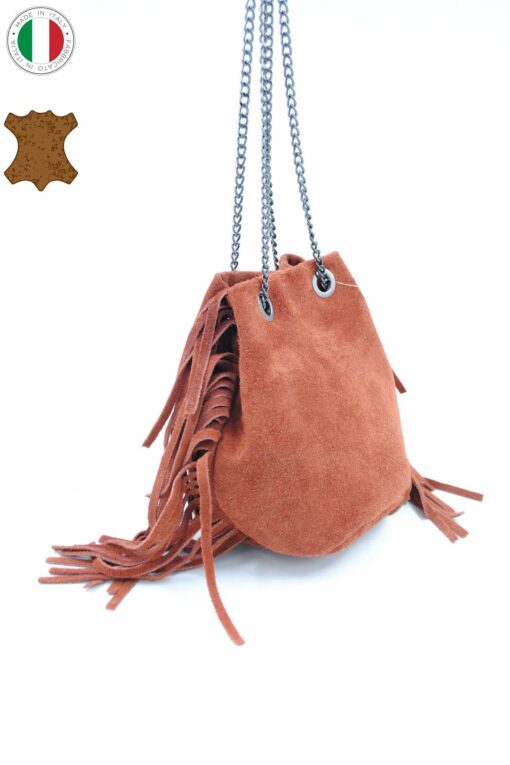 Sac en Daim avec frange – Image 2