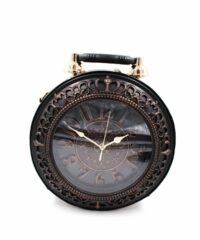 Sac à Main Horloge Noire