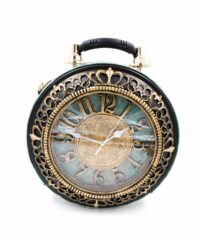 Sac à Main Horloge Verte