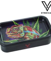 Boite de rangement Tin box Cameléon