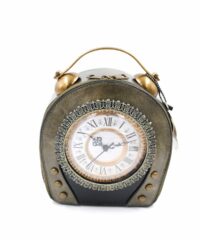 Sac à Main Horloge Rétro Vert