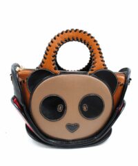 Sac à Main Panda Camel et Taupe