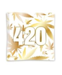 Cendrier en Verre 420 Doré
