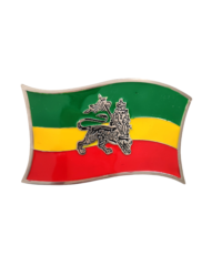 Boucle de ceinture Lion Rasta