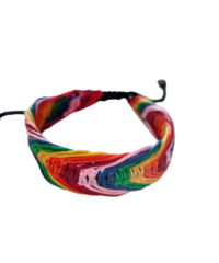 Bracelet Coton ciré Multicouleur