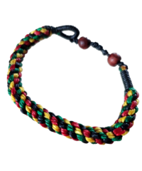 Bracelet Tressé Rasta