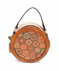 Sac Rond en liège Mosaïque