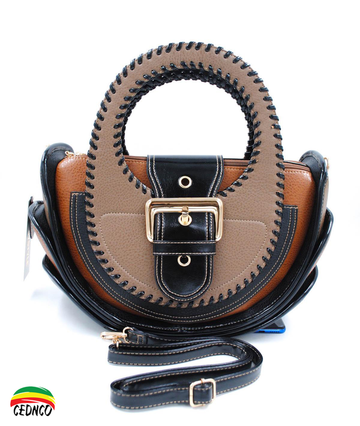 Sangle Ronde En Cuir Naturel Pour Sac à Main - Bandoulière De Rechange, Longueurs 40 à 120 Cm, Boucle Dorée/argentée