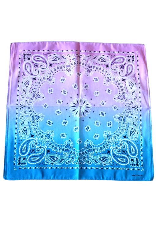 Bandana dégradé Rose et Bleu