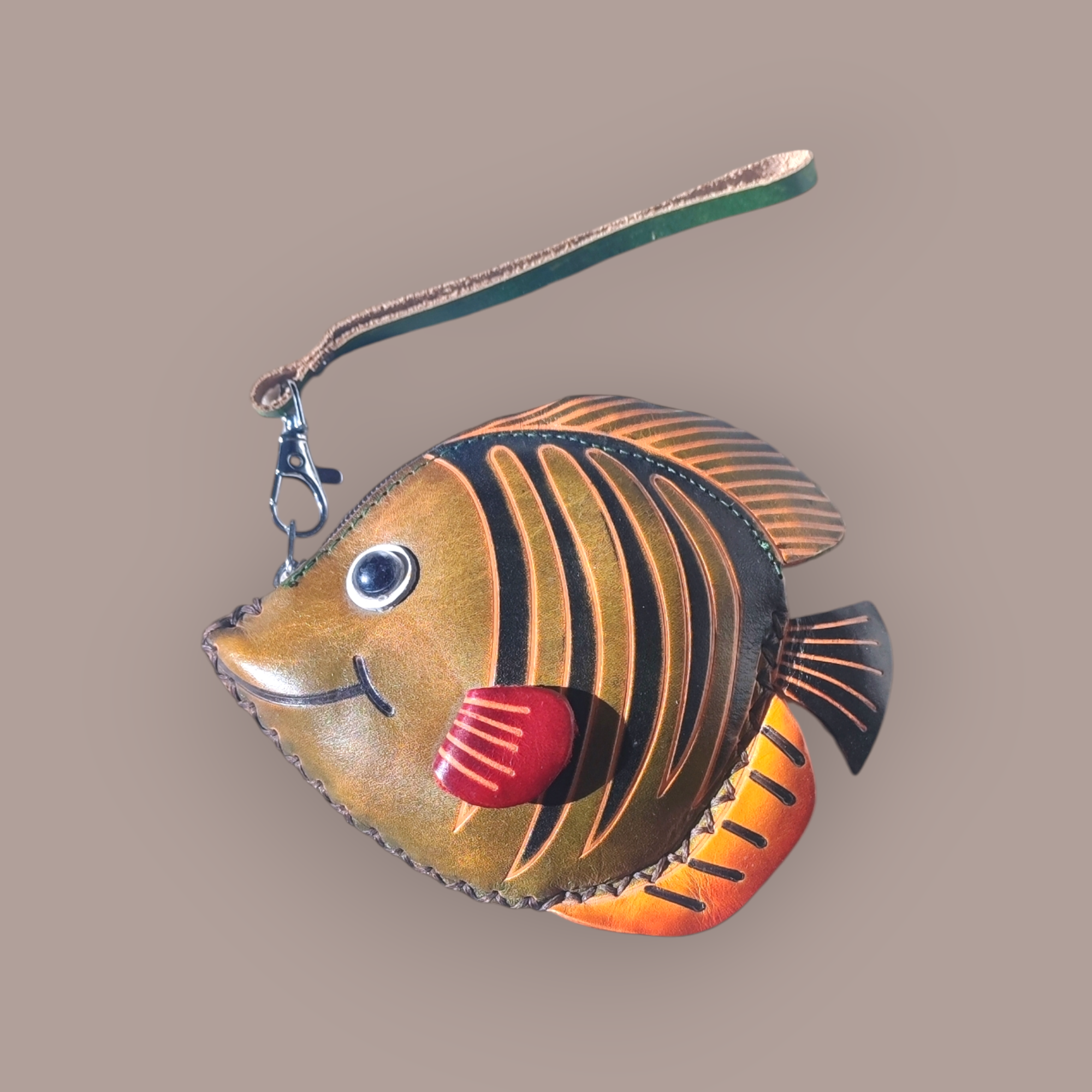 Porte Monnaie Cuir Poisson – Image 4