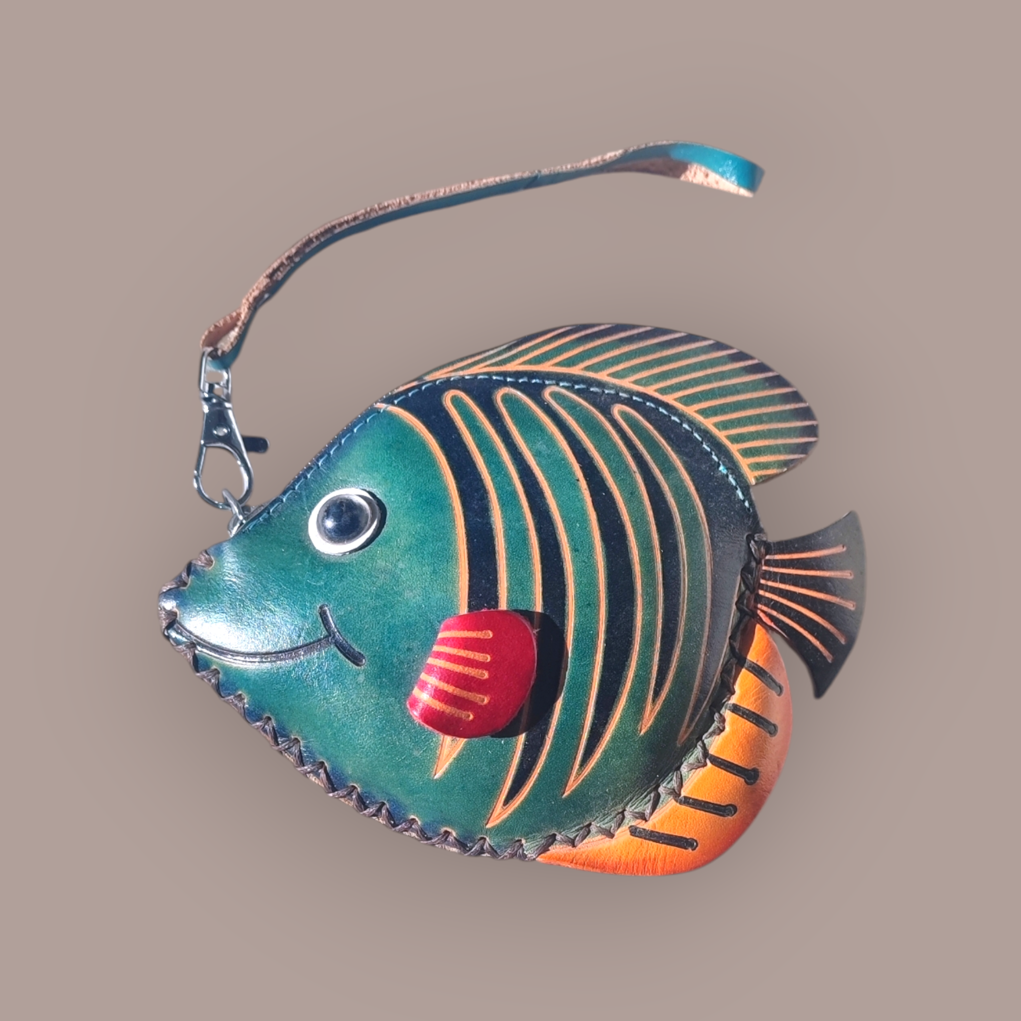 Porte Monnaie Cuir Poisson – Image 5