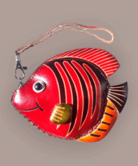 Porte Monnaie Cuir Poisson