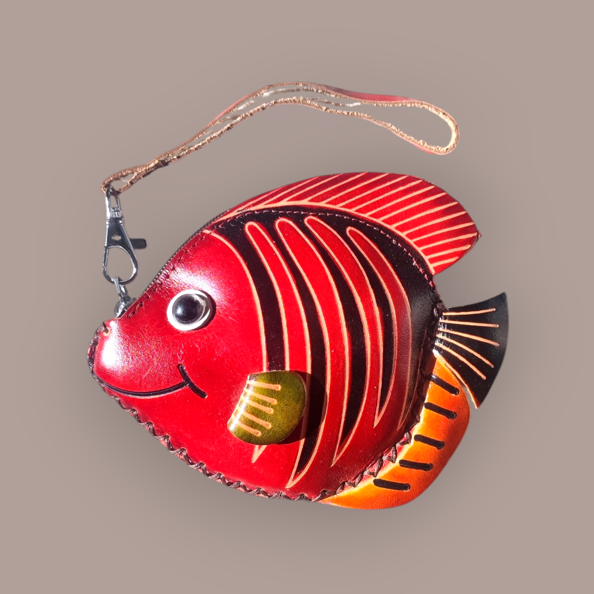 Porte Monnaie Cuir Poisson